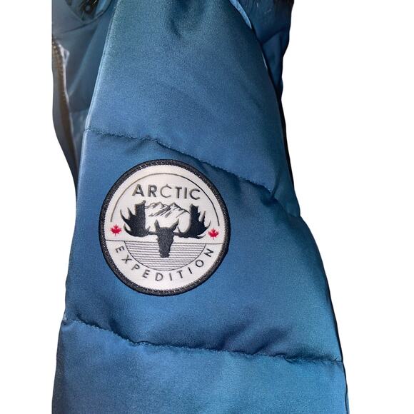 NWOT Size XL Women’s Arctic Expedition Down Parka With Faux Fur Lined Hood - Picture 3 of 12